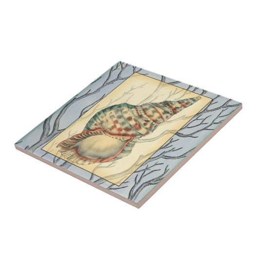 Zweige von Seashell und Bäumen Fliese (Seite)