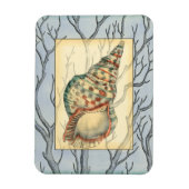 Zweige von Seashell und Bäumen Magnet (Vertikal)