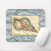 Zweige von Seashell und Bäumen Mousepad (Mit Mouse)