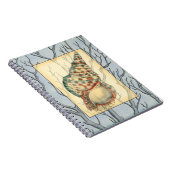 Zweige von Seashell und Bäumen Notizblock (Rechte Seite)