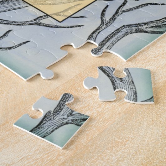 Zweige von Seashell und Bäumen Puzzle (Seite)