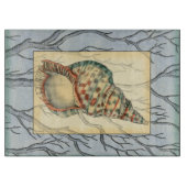 Zweige von Seashell und Bäumen Schneidebrett (Vorderseite)