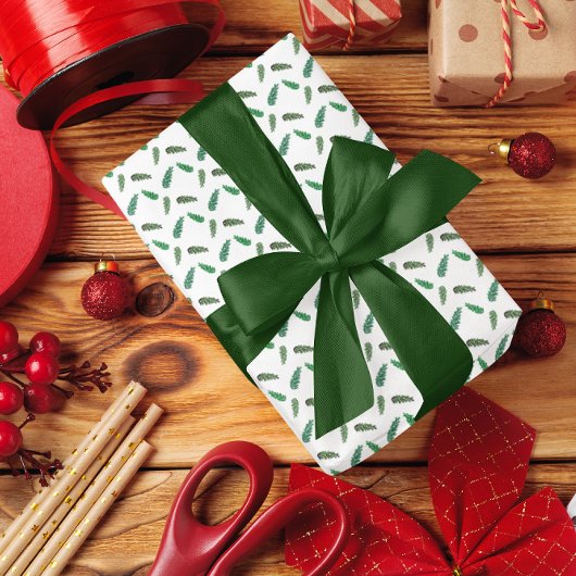 Zweige von Waldkiefern Geschenkpapier