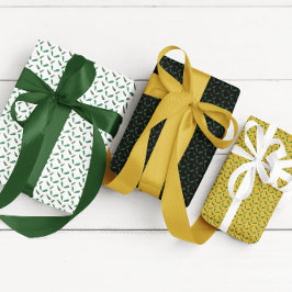 Zweige von Waldkiefern Geschenkpapier Set