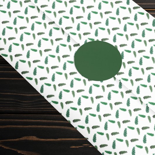 Zweige von Waldkiefern Seidenpapier