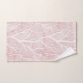 Zweige von weichem Rosa und Creme Badhandtuch Set (Handtuch)
