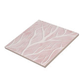 Zweige von weichem Rosa und Creme Fliese (Seite)