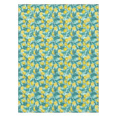 Zweige von Zitronen in blau und gelb Tischdecke (Vorderseite)