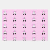 Zweigeile rosa Dreiecksflagge Geschenkpapier Set (Vorderseite 2)
