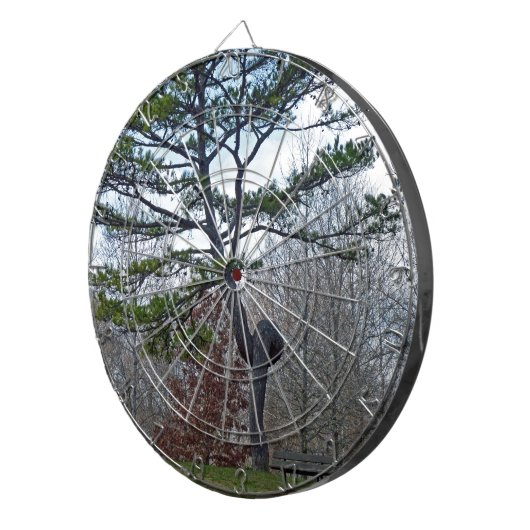 zweigezogener Baum Dartscheibe (Vorderseite rechts)