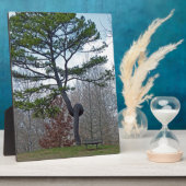 zweigezogener Baum Fotoplatte (Seite)