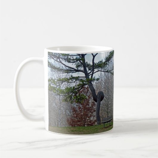 zweigezogener Baum Kaffeetasse (Links)