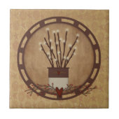 Zweiglampe Fliese (Vorderseite)