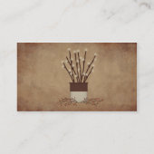 Zweiglichtkarte Visitenkarte (Rückseite)