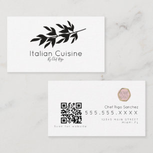 Zweigniederlassung aus dem Schwarzwald Botanischer Visitenkarte