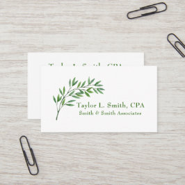 Zweigniederlassung Botanische Vegetation Visitenkarte