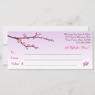 Zweigniederlassung Cherry Blossom, Geschenkgutsche
