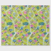 Zweigniederlassung Citron Peony Geschenkpapier (Flach)