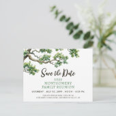 Zweigniederlassung der Familie Wiedersehen-Bäume S Ankündigungspostkarte (Stehend Vorderseite)