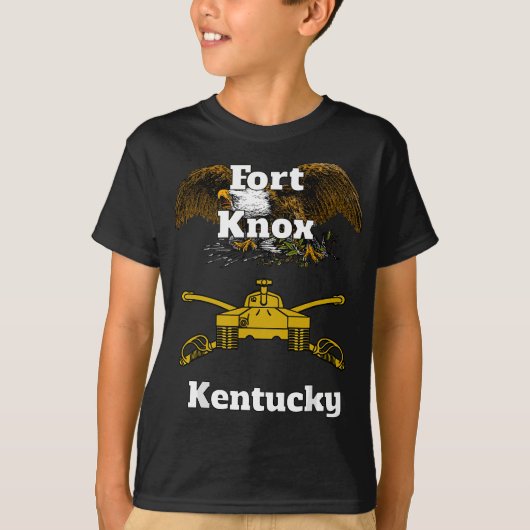 Zweigniederlassung Fort Knox Armor Military T-Shirt (Vorderseite)