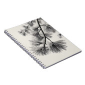 Zweigniederlassung für das Snowy Pine Needle Noteb Notizblock (Rechte Seite)