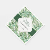 Zweigniederlassung für künstlerische Wasserfarben Serviette (Ecke)