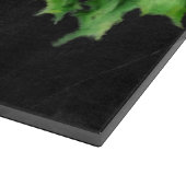 Zweigniederlassung Holiday Chalk Green Holly and R Schneidebrett (Ecke)