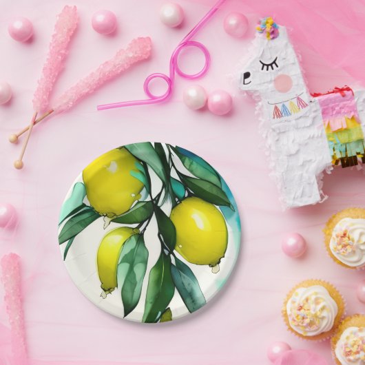 Zweigniederlassung Lemon Tree Pappteller (Party)