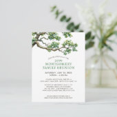 Zweigniederlassung moderner Wiedersehen-Familien Postkarte (Stehend Vorderseite)