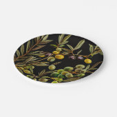 Zweigniederlassung Napkins - Perfekt für mediterra Pappteller (Schrägansicht)