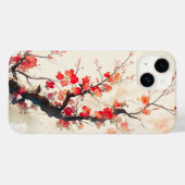 Zweigniederlassung Poetic Plum Blossom im Winter Case-Mate iPhone Hülle (Rückseite (Horizontal))