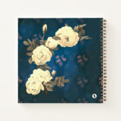 Zweigniederlassung von White Roses 2 Notebook Notizblock (Rückseite)