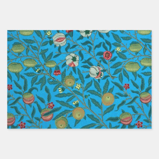 Zweigniederlassungen mit Granatäpfeln von William Geschenkpapier Set (Vorderseite 3)