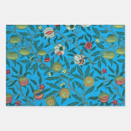 Zweigniederlassungen mit Granatäpfeln von William Geschenkpapier Set (Vorderseite 2)