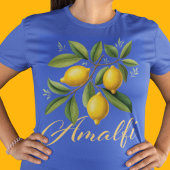 Zweigstelle Amalfi Küste Lemon Elegant Italienisch T-Shirt