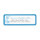 Zweigstelle aquamarine Aqua Sea Blue Wildblume (Vorne)