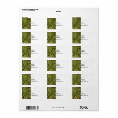 Zweigstelle Bald Cypress Adressaufkleber (Vorne)