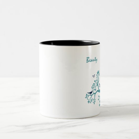 Zweigstelle Beauty Tree Zweifarbige Tasse (Mittel)