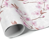 Zweigstelle Cherry Blossom Geschenkpapier (Rolleneckpunkt)