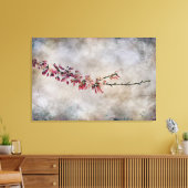 Zweigstelle Cherry Blossom Leinwanddruck (Insitu (Wohnzimmer))