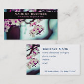 Zweigstelle Cherry Blossom Visitenkarte (Vorne/Hinten)