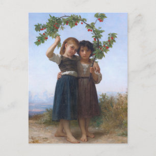 Zweigstelle Cherry von Bouguereau Postkarte
