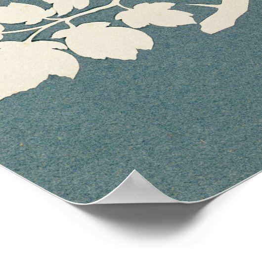 Zweigstelle der Rose und Zweigstelle Jasmin Poster (Ecke)