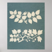 Zweigstelle der Rose und Zweigstelle Jasmin Poster (Vorne)