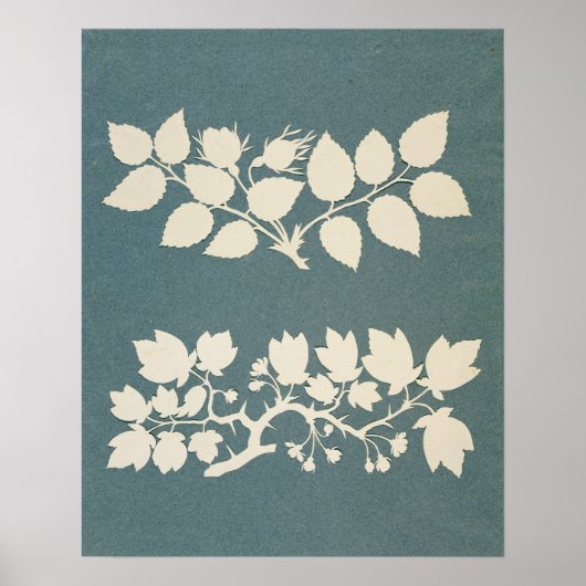 Zweigstelle der Rose und Zweigstelle Jasmin Poster (Vorne)