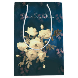 Zweigstelle der White Roses Custom Mittlere Geschenktüte