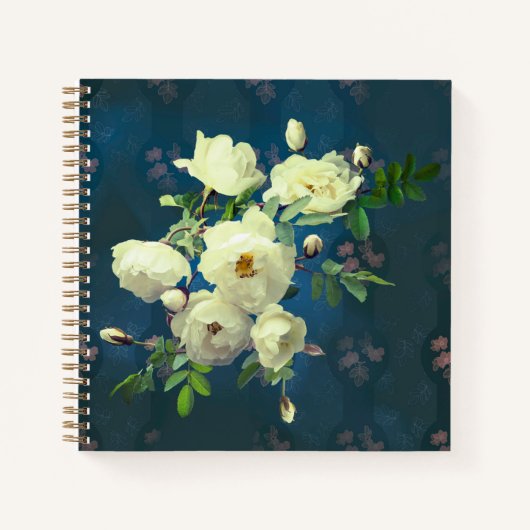 Zweigstelle des White Roses Notebook Notizblock (Vorderseite)
