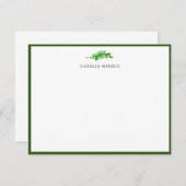 Zweigstelle Elegant Island Palm Mitteilungskarte (Vorne/Hinten)