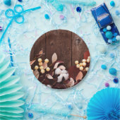 Zweigstelle für Baumwollspäne, rund 7", auf der du Pappteller (Party)