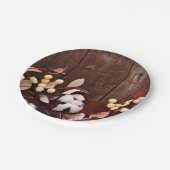 Zweigstelle für Baumwollspäne, rund 7", auf der du Pappteller (Schrägansicht)